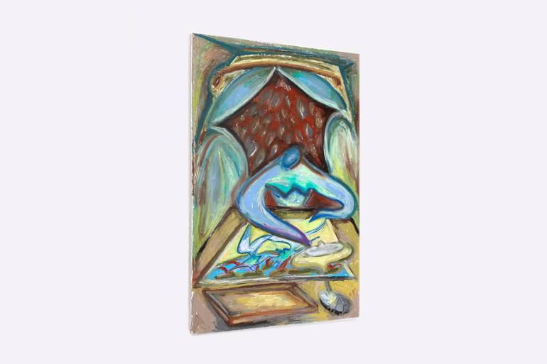 Original Abstract People Painting by Thais Palma Bottiglieri