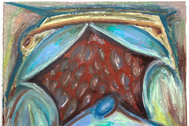 Original Abstract People Painting by Thais Palma Bottiglieri