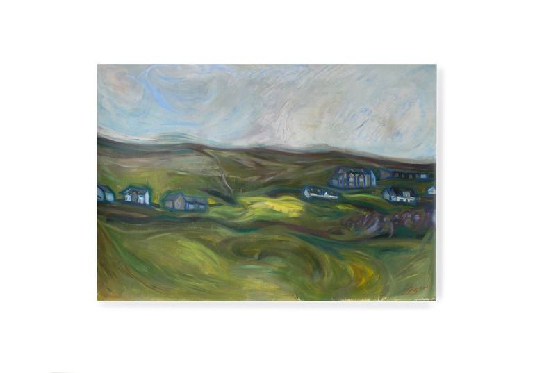 Original Abstract Landscape Painting by Thais Palma Bottiglieri