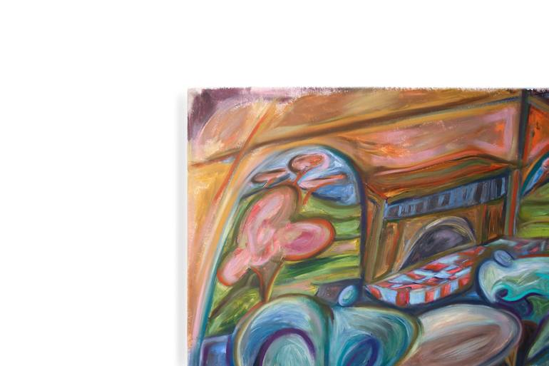Original Abstract People Painting by Thais Palma Bottiglieri
