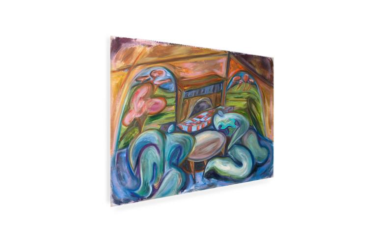 Original Abstract People Painting by Thais Palma Bottiglieri