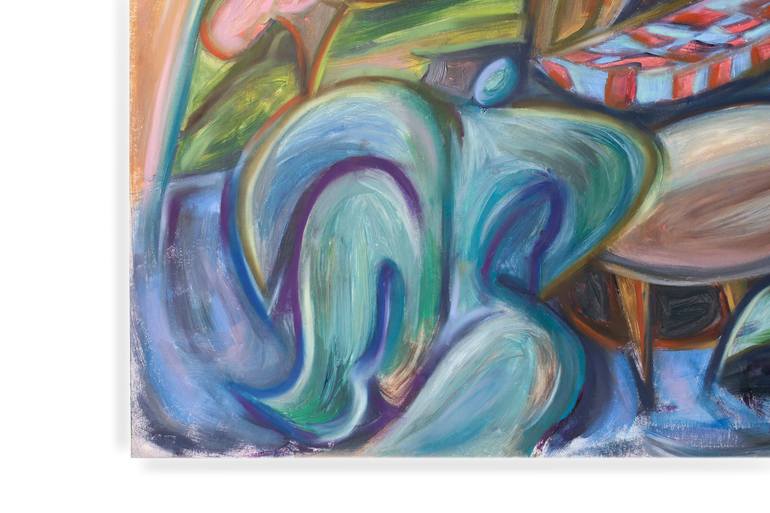 Original Abstract People Painting by Thais Palma Bottiglieri