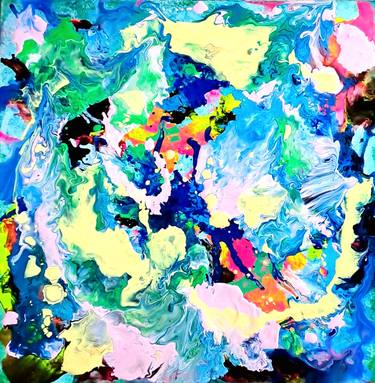 Original Abstract Paintings by M Perticari