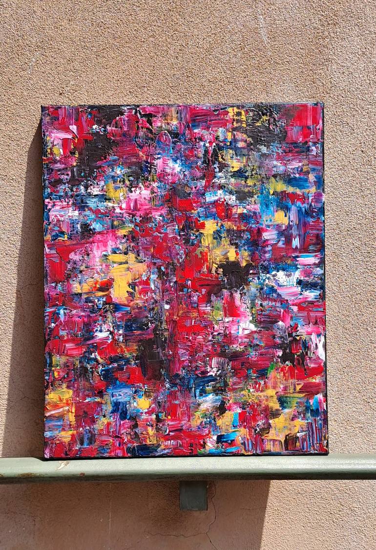 Original Abstract Expressionism Abstract Painting by M  Perticari