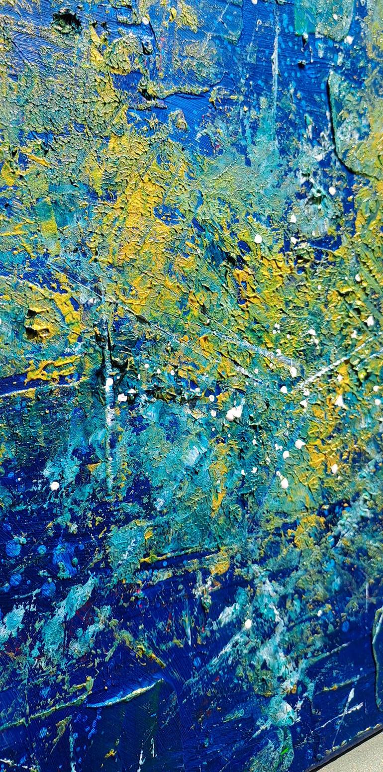 Original Abstract Expressionism Abstract Painting by M  Perticari