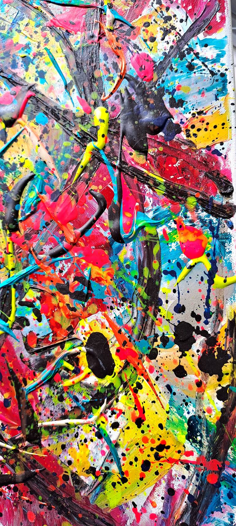 Original Abstract Expressionism Abstract Painting by M  Perticari