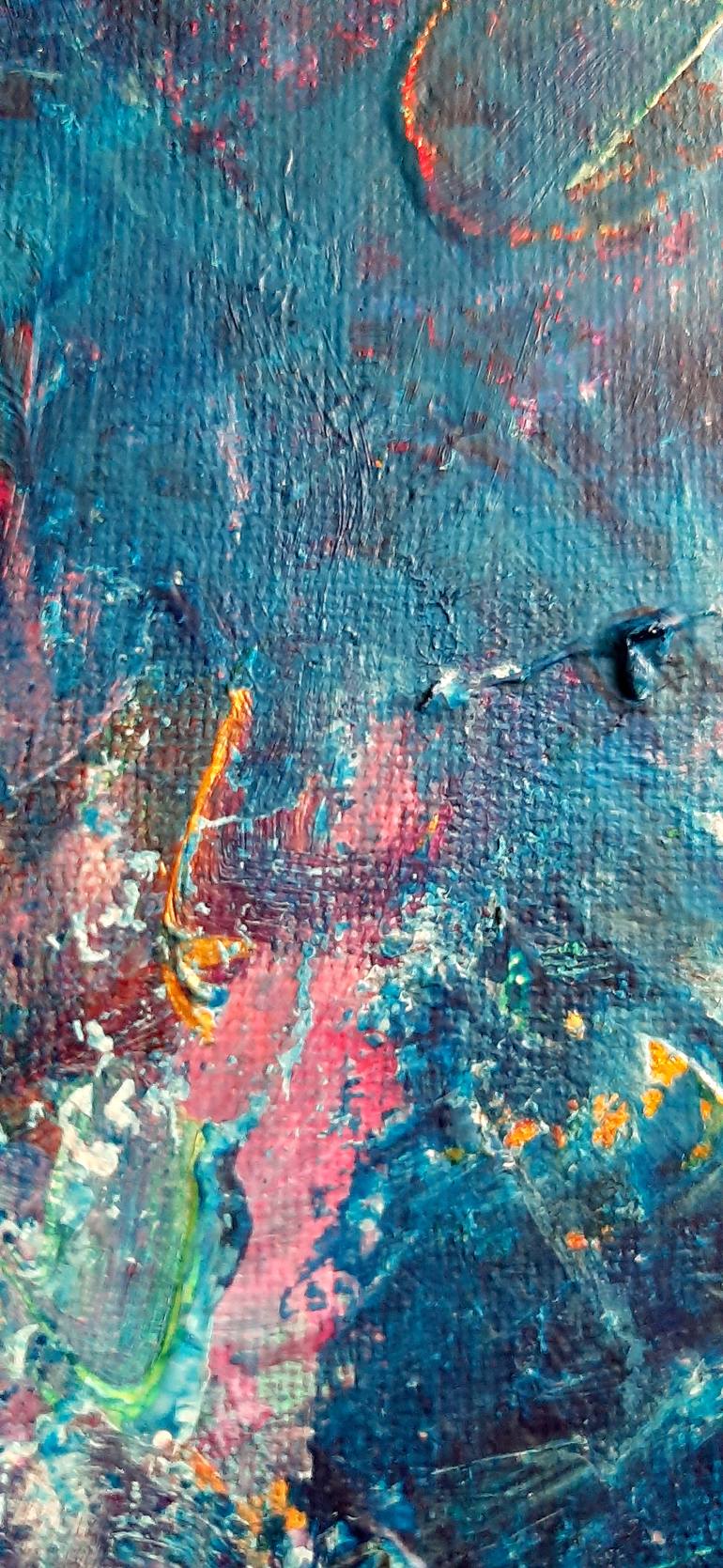 Original Abstract Expressionism Abstract Painting by M  Perticari