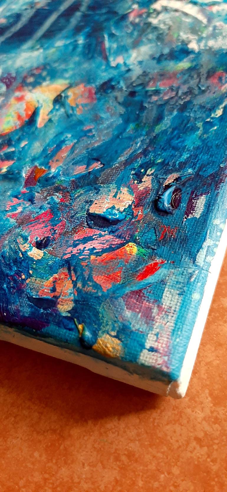 Original Abstract Expressionism Abstract Painting by M  Perticari