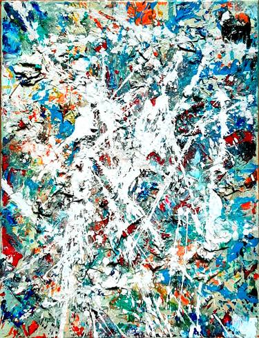 Original Abstract Expressionism Abstract Paintings by M Perticari