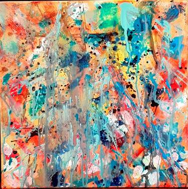 Original Abstract Expressionism Abstract Paintings by M Perticari