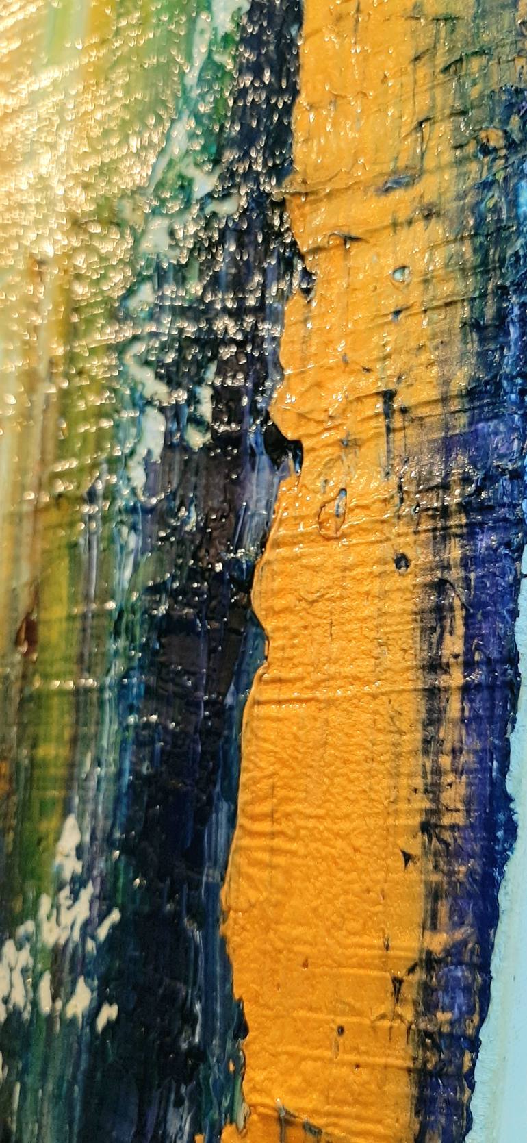 Original Abstract Expressionism Abstract Painting by M  Perticari