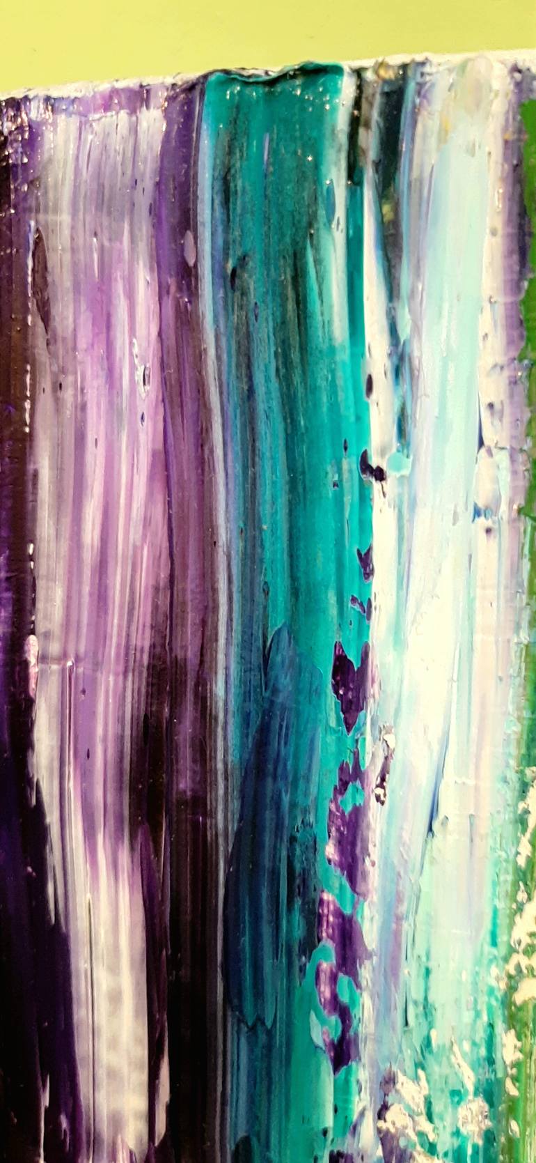 Original Abstract Expressionism Abstract Painting by M  Perticari