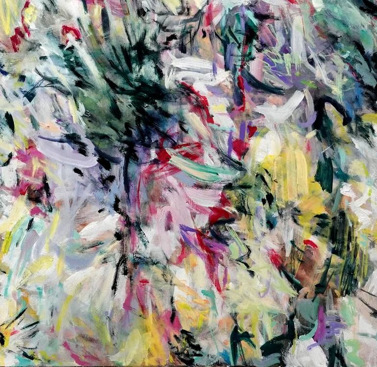 Original Abstract Expressionism Abstract Painting by Gill Kippen