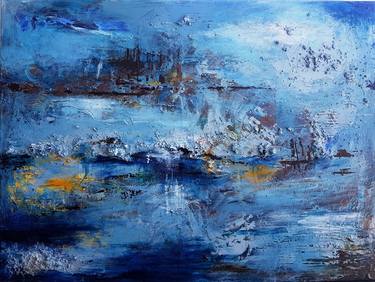 Original Abstract Expressionism Abstract Painting by Emmy Kotoula