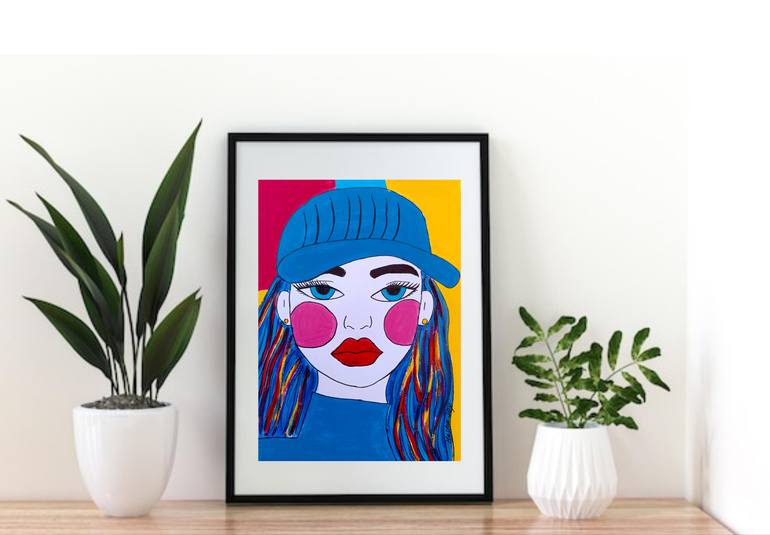 Original Abstract Women Painting by Masha Joy