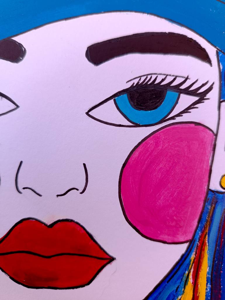 Original Abstract Women Painting by Masha Joy