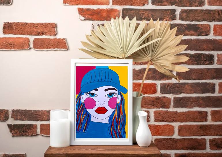 Original Abstract Women Painting by Masha Joy