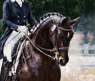 Original Fine Art Horse Paintings by Peter Justl
