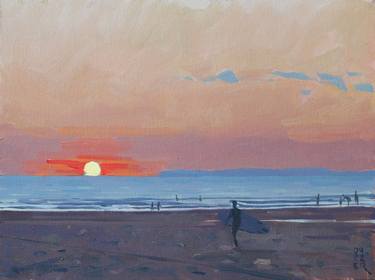 Original Beach Paintings by Elliot Roworth