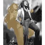 Marley (Culture, Urbanisation, Gold) - Limited Edition 50 of 150 by Jaykoe Projects