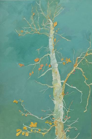Print of Expressionism Tree Paintings by Manhei Chan