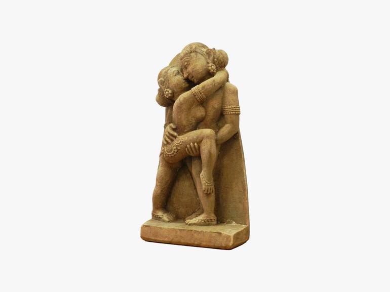 Original Figurative Love Sculpture by Mystik  River