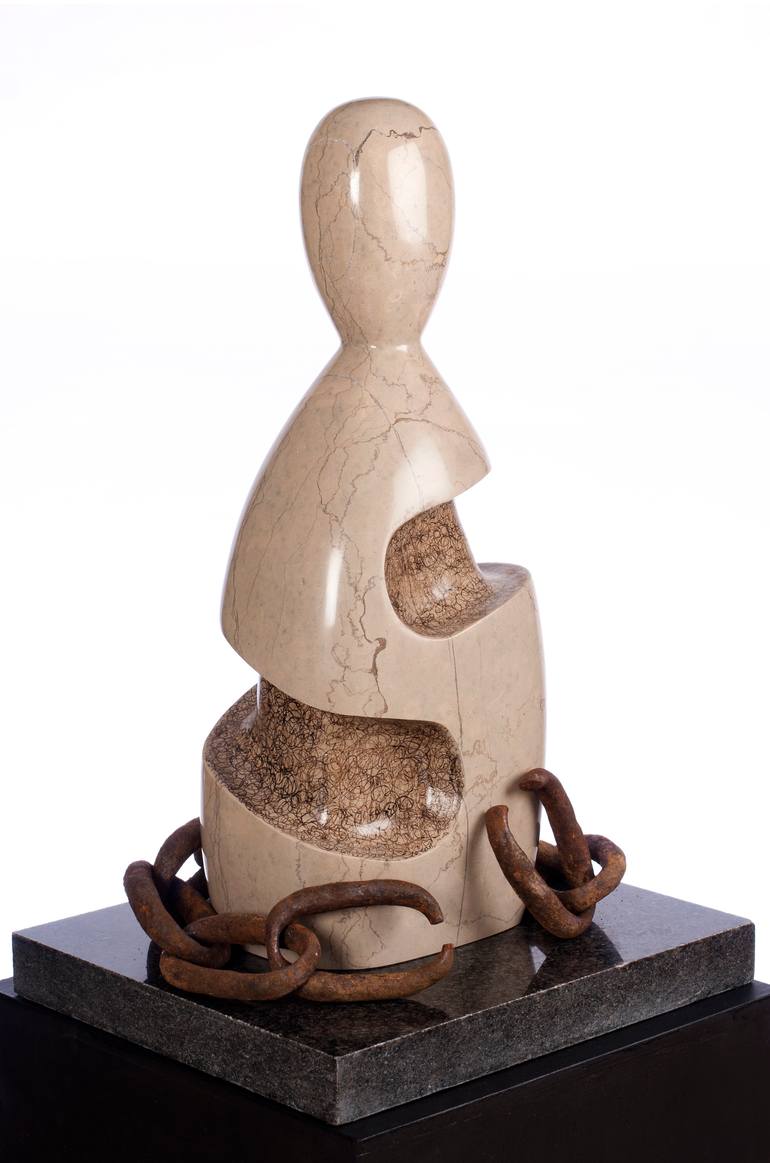 Original Abstract Expressionism Abstract Sculpture by Touma Escultura