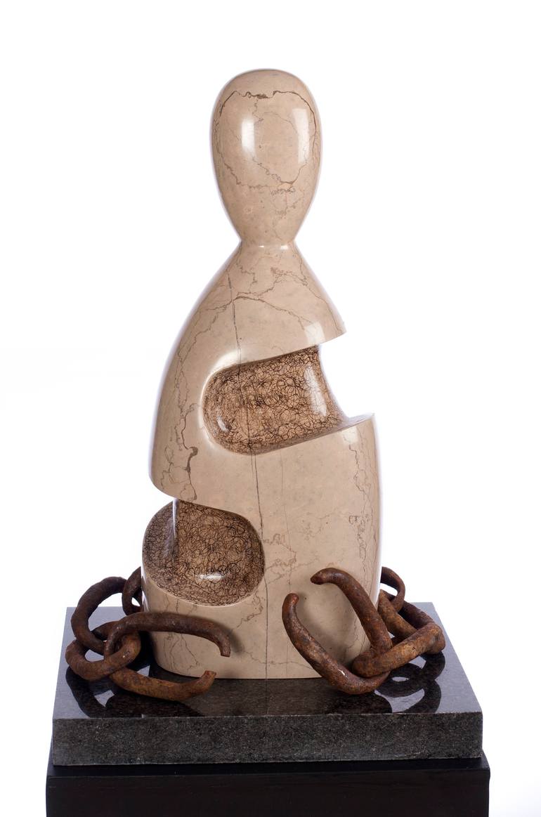 Original Abstract Expressionism Abstract Sculpture by Touma Escultura