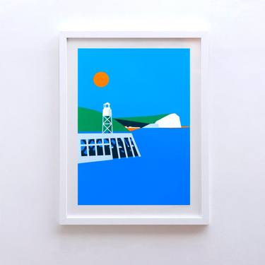 Original Pop Art Landscape Printmaking by Chris Ketchell