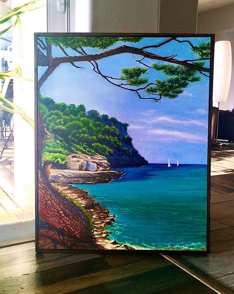 Original Contemporary Beach Painting by Tanya Hamilton