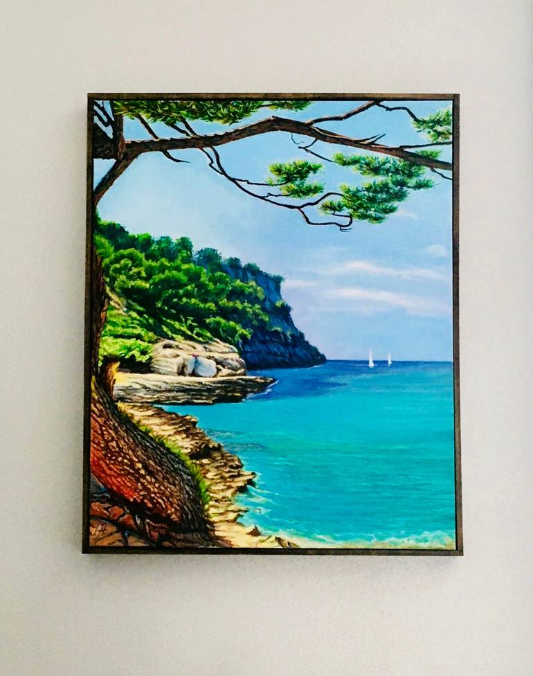 Original Contemporary Beach Painting by Tanya Hamilton