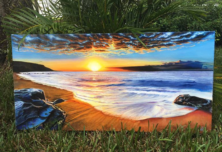 Original Conceptual Seascape Painting by Tanya Hamilton