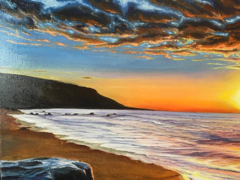 Original Conceptual Seascape Painting by Tanya Hamilton