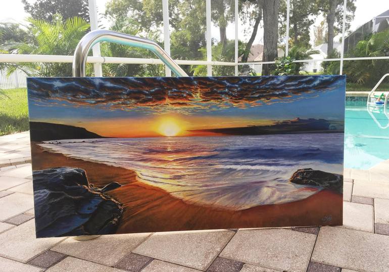 Original Conceptual Seascape Painting by Tanya Hamilton