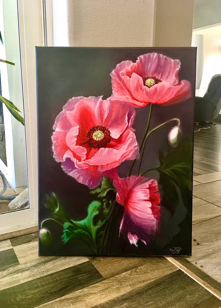Original Classicism Floral Painting by Tanya Hamilton