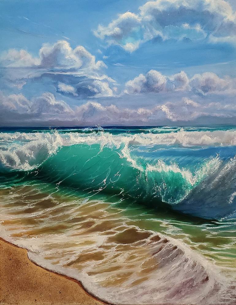 Print of Classicism Seascape Paintings by Tanya Hamilton