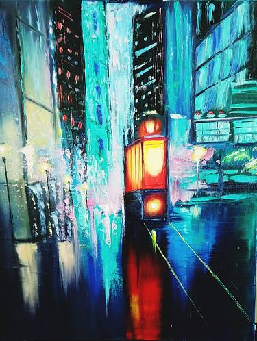Print of Abstract Expressionism Cities Paintings by Tanya Hamilton