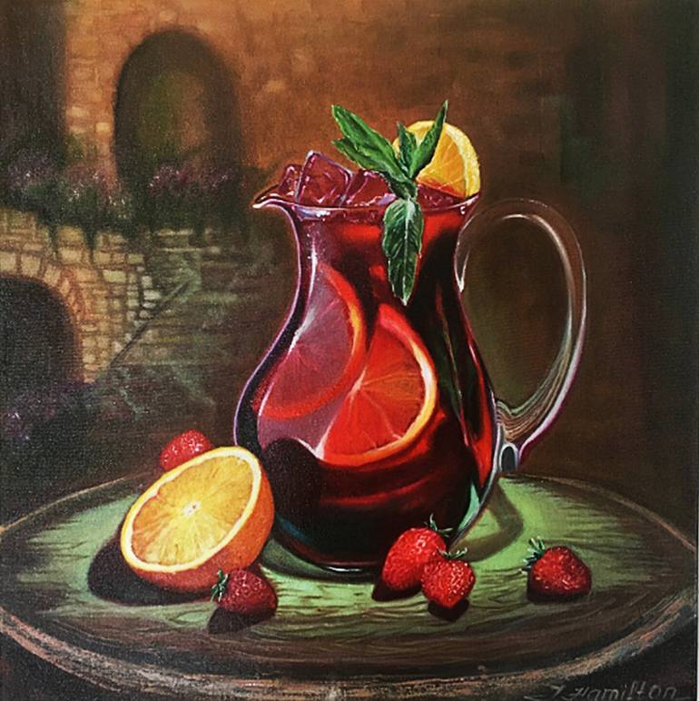 Red Wine Sangria Set with Pitcher