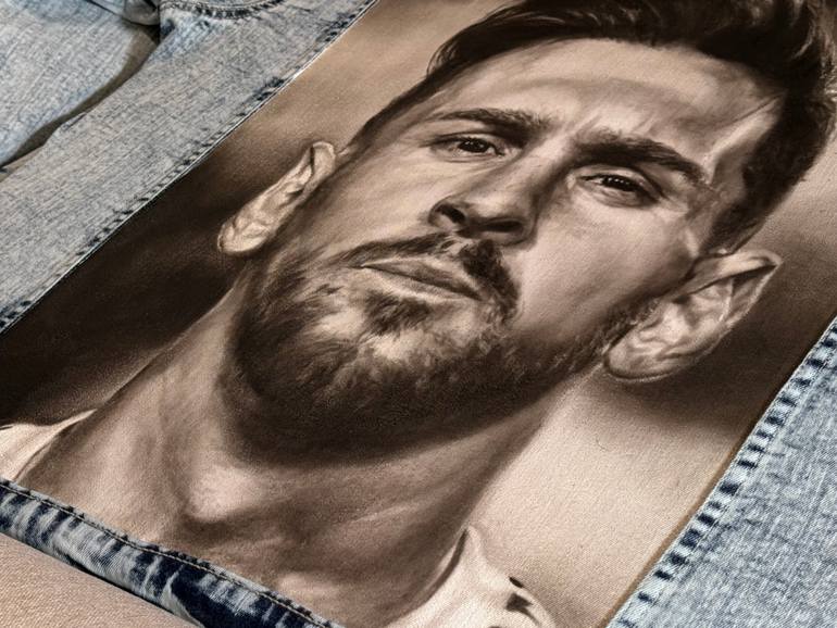 Original Photorealism Fashion Painting by Osvaldo Ferrer