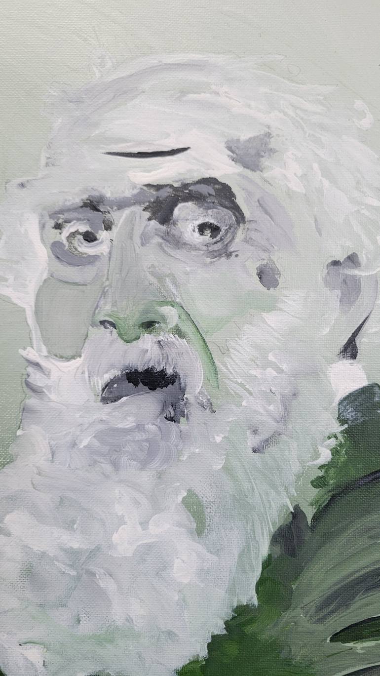 Original Contemporary Portrait Painting by Richard Mcdowell