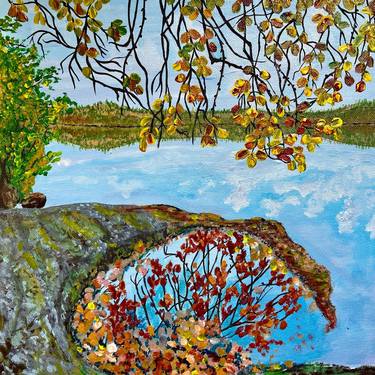 Original Fine Art Nature Painting by Manmohini Kapoor
