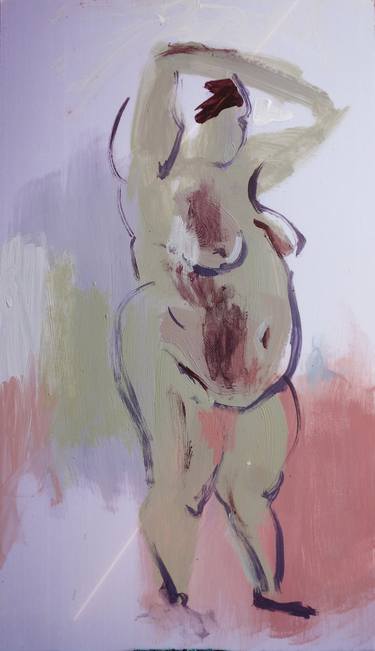 Original Expressionism Nude Paintings by Oleksandr Romanyuk