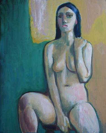 Original Figurative Nude Paintings by Oleksandr Romanyuk