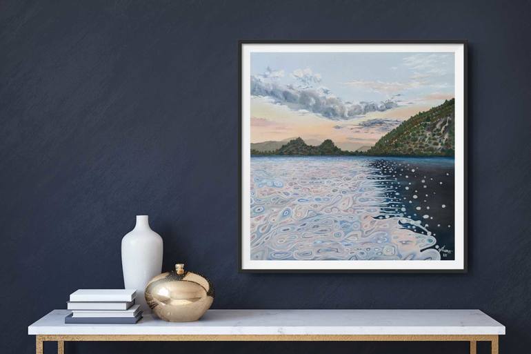 Original Impressionism Seascape Painting by Ausra MANAMANGAS