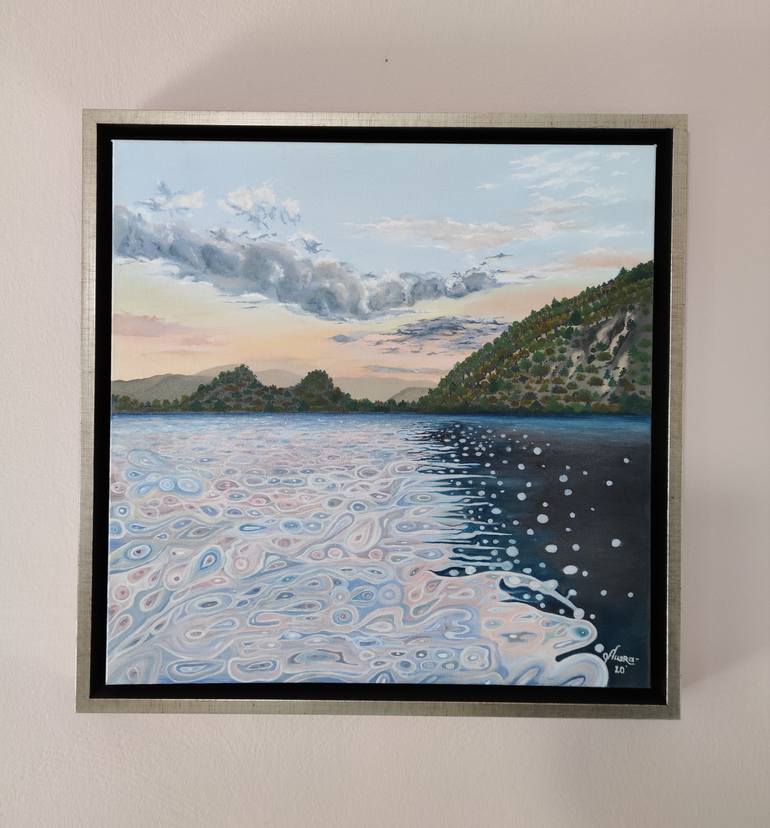 Original Impressionism Seascape Painting by Ausra MANAMANGAS