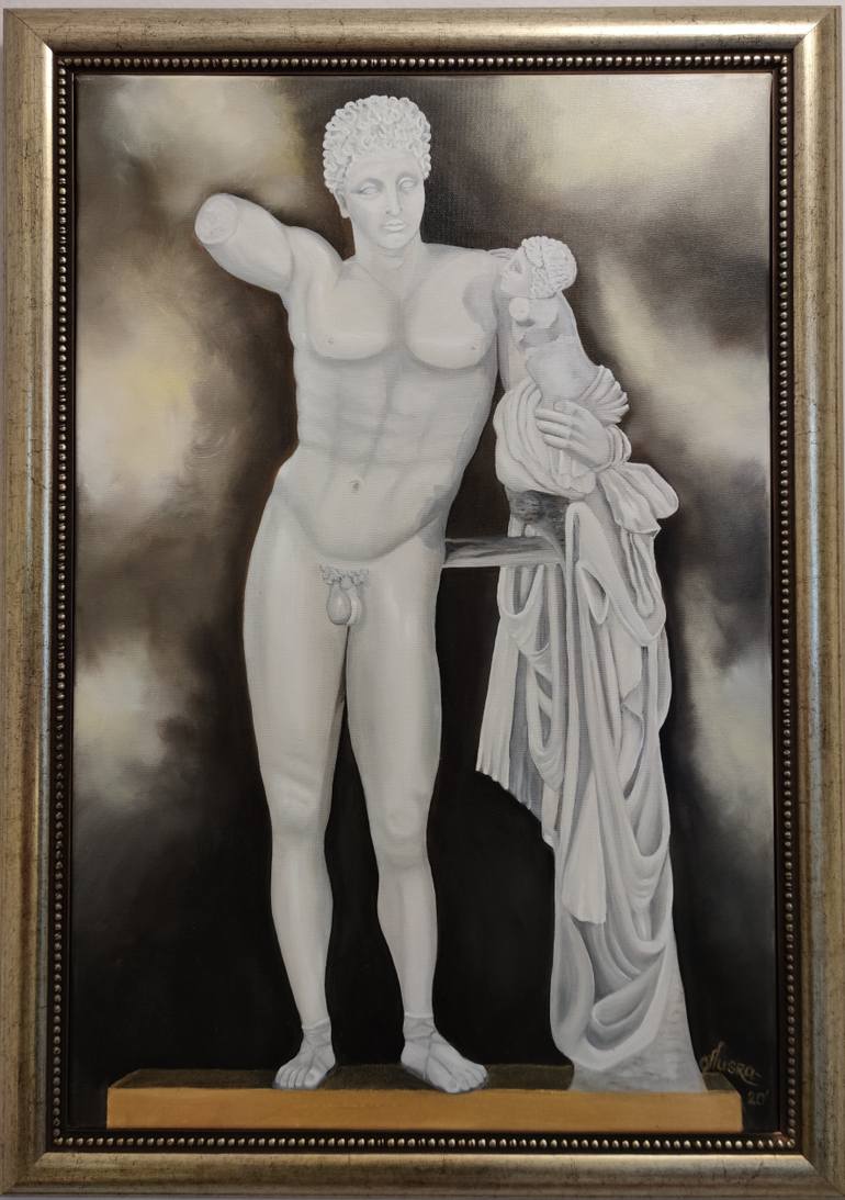 Original Realism Nude Painting by Ausra Manamangas