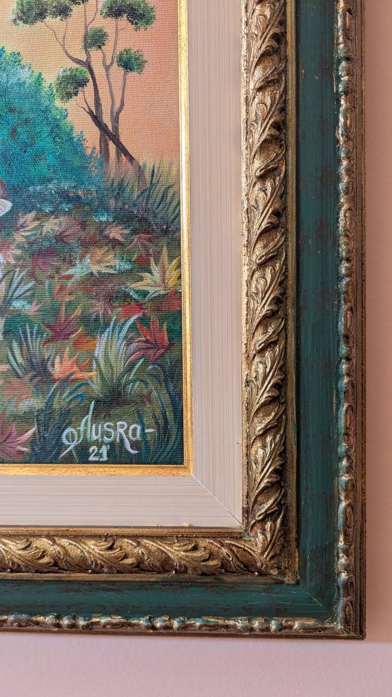 Original Impressionism Nature Painting by Ausra Manamangas
