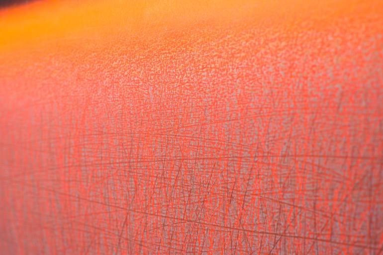 Original Abstract Landscape Drawing by Janusz Kokot
