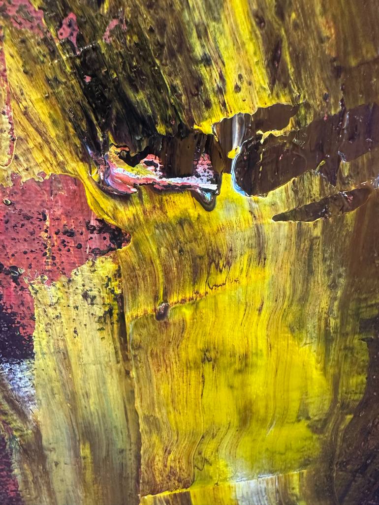 Original Abstract Expressionism Abstract Painting by Marcel Oosterwijk