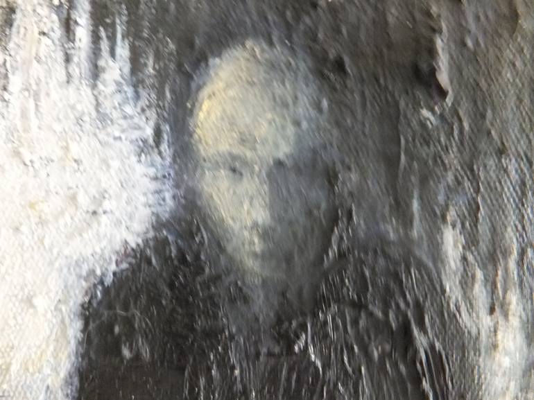 Original Expressionism People Painting by Lesley Oldaker